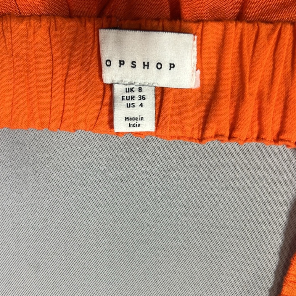 Topshop open back puff sleeve blouse - Picture 5 of 6